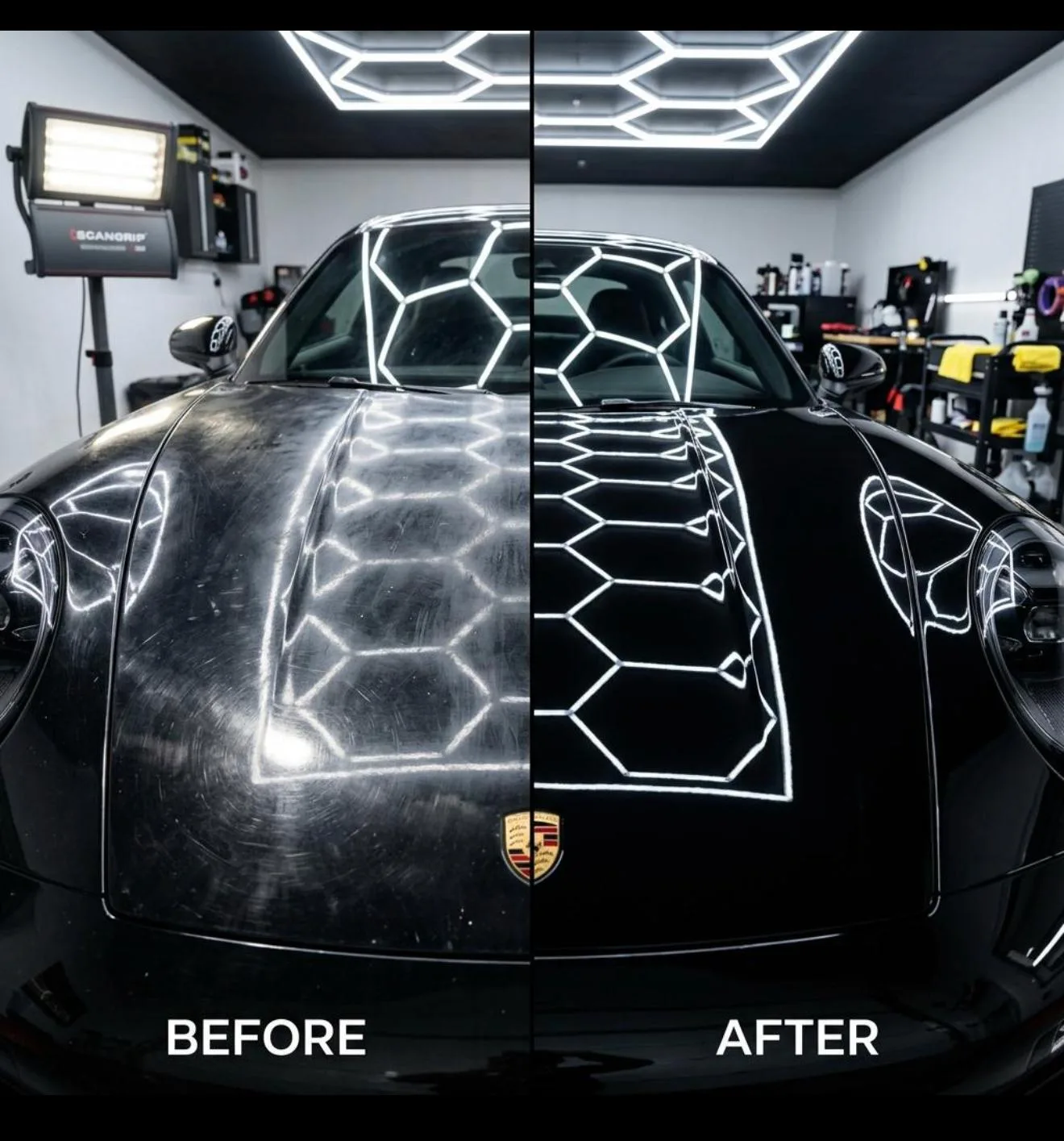 Paint correction — before & after