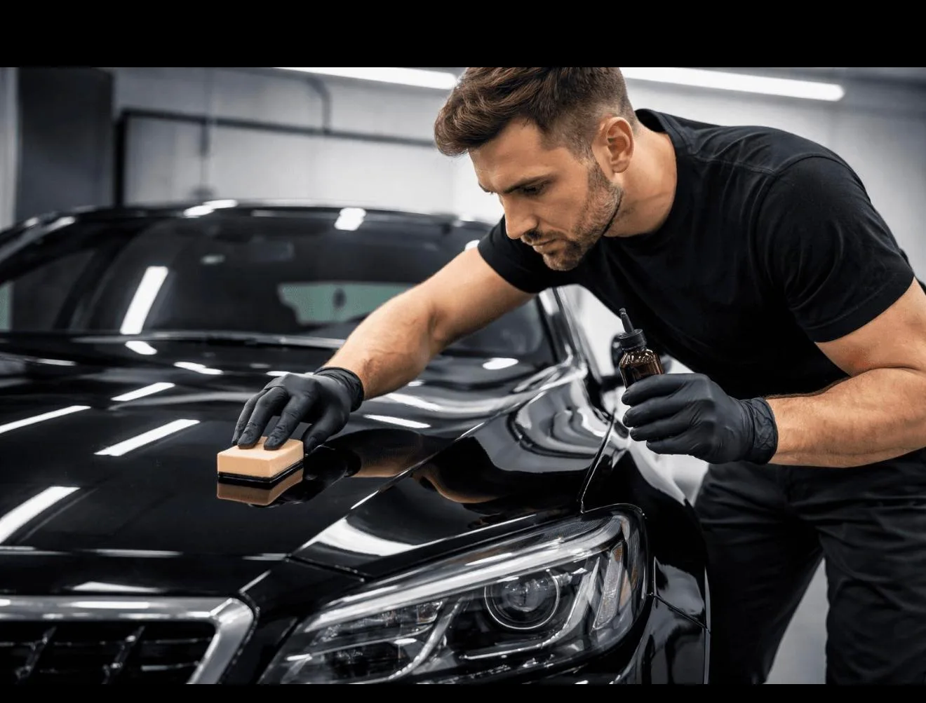 Paint protection on black paint