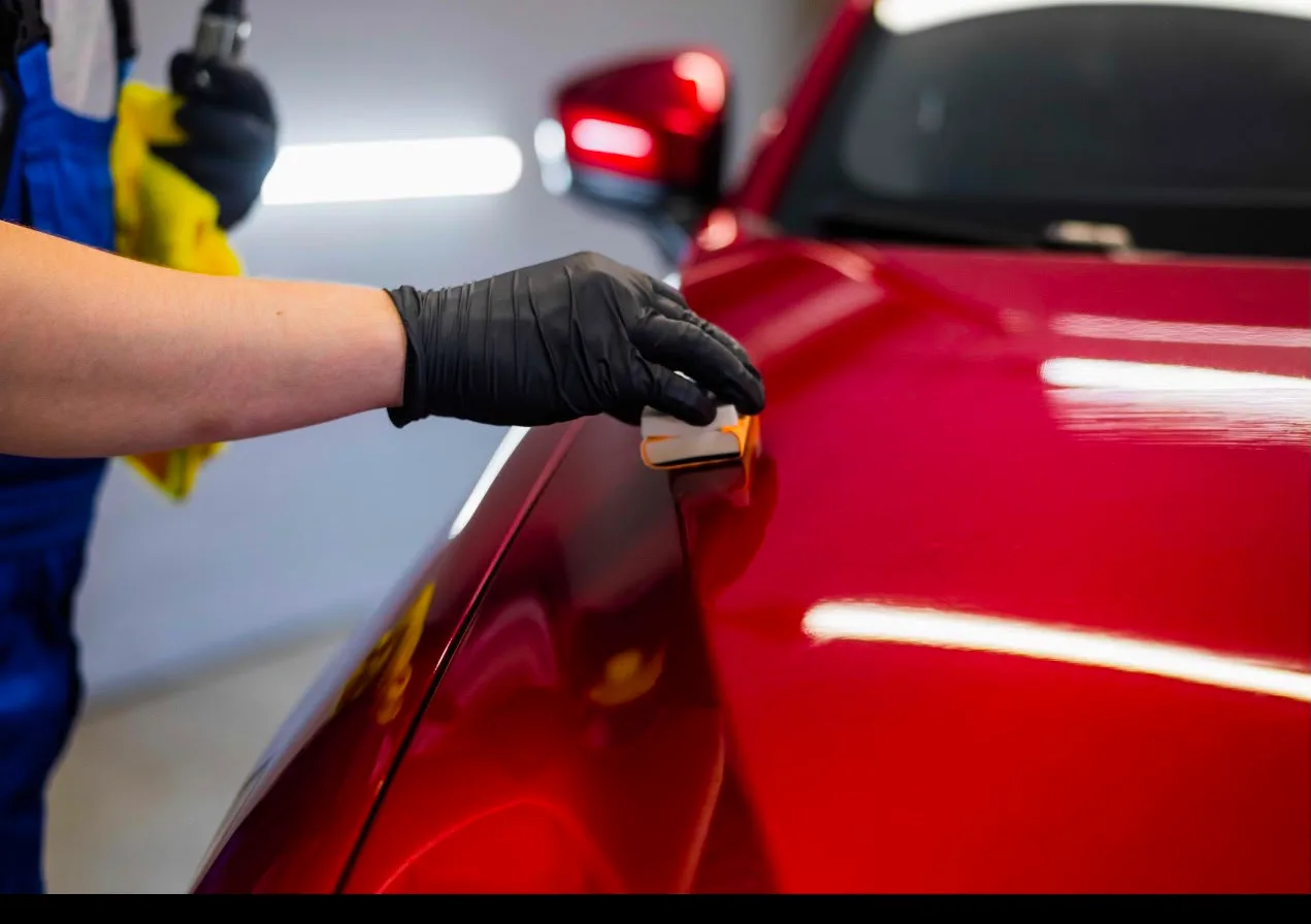 Ceramic coating application