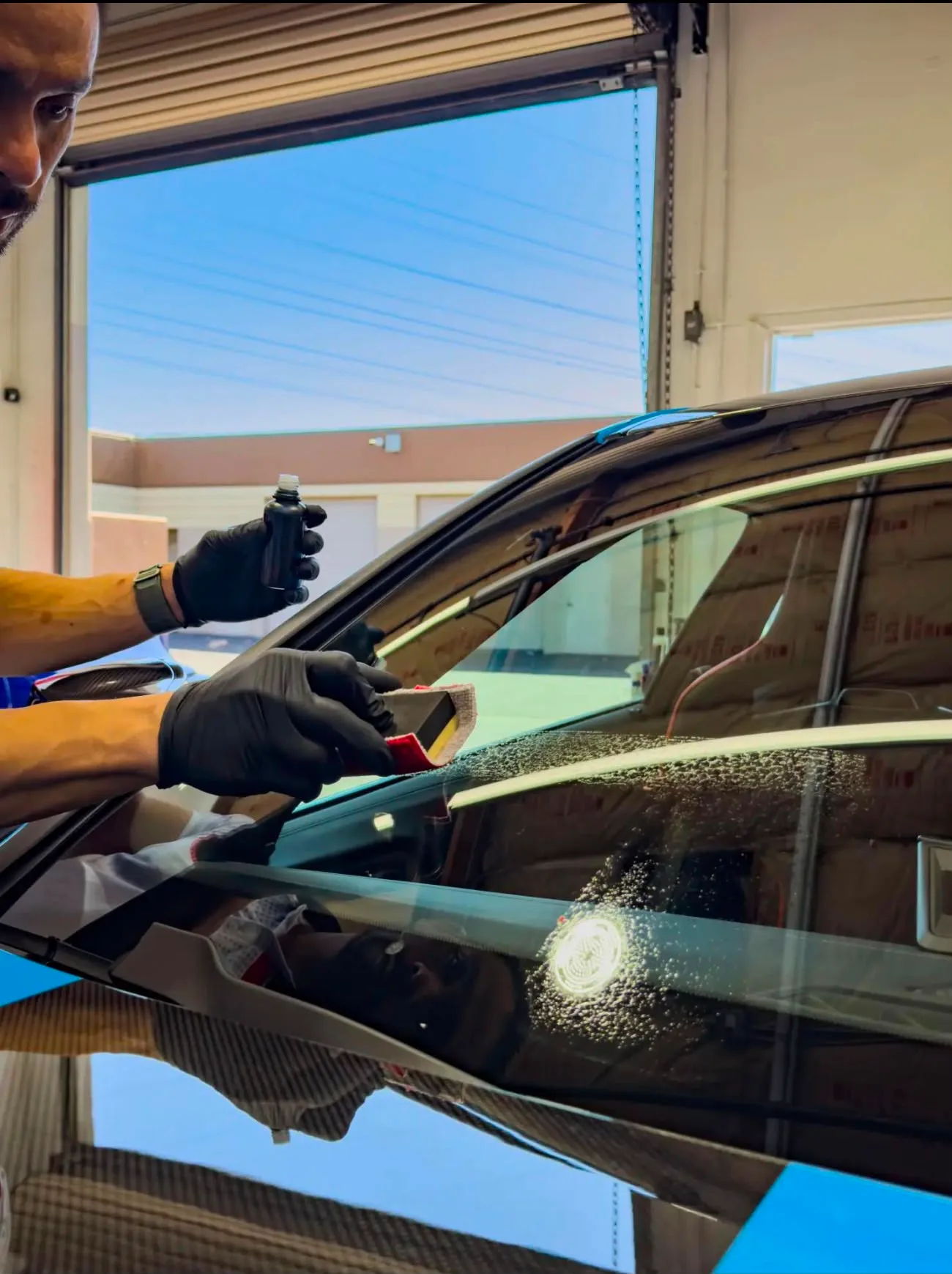 Ceramic glass sealant application