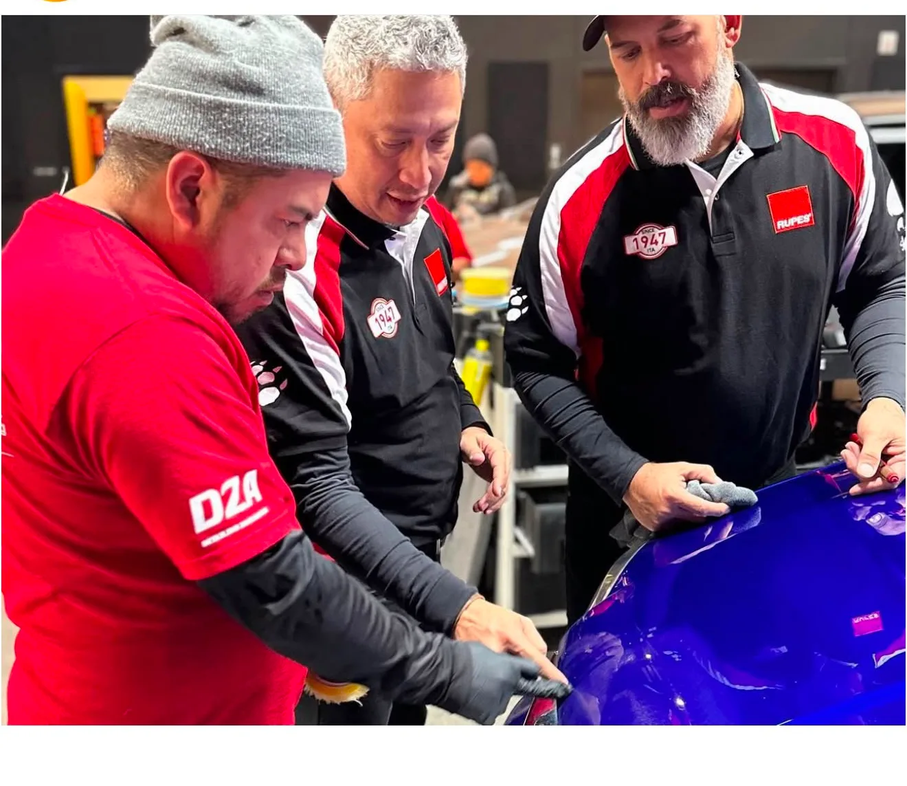 Hands-on machine-polishing and paint-correction instruction